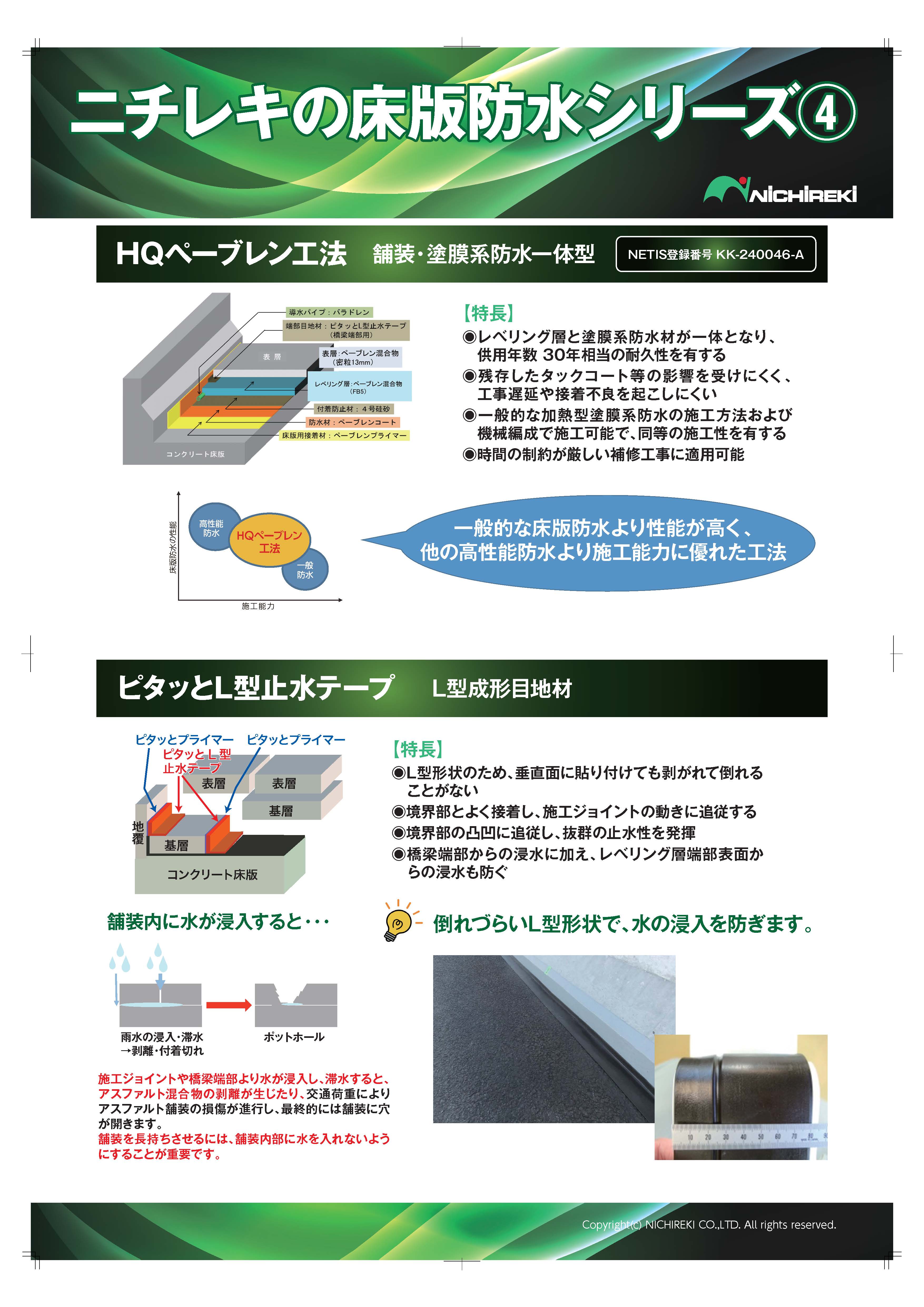 コレクション ニチレキ l型止水テープ