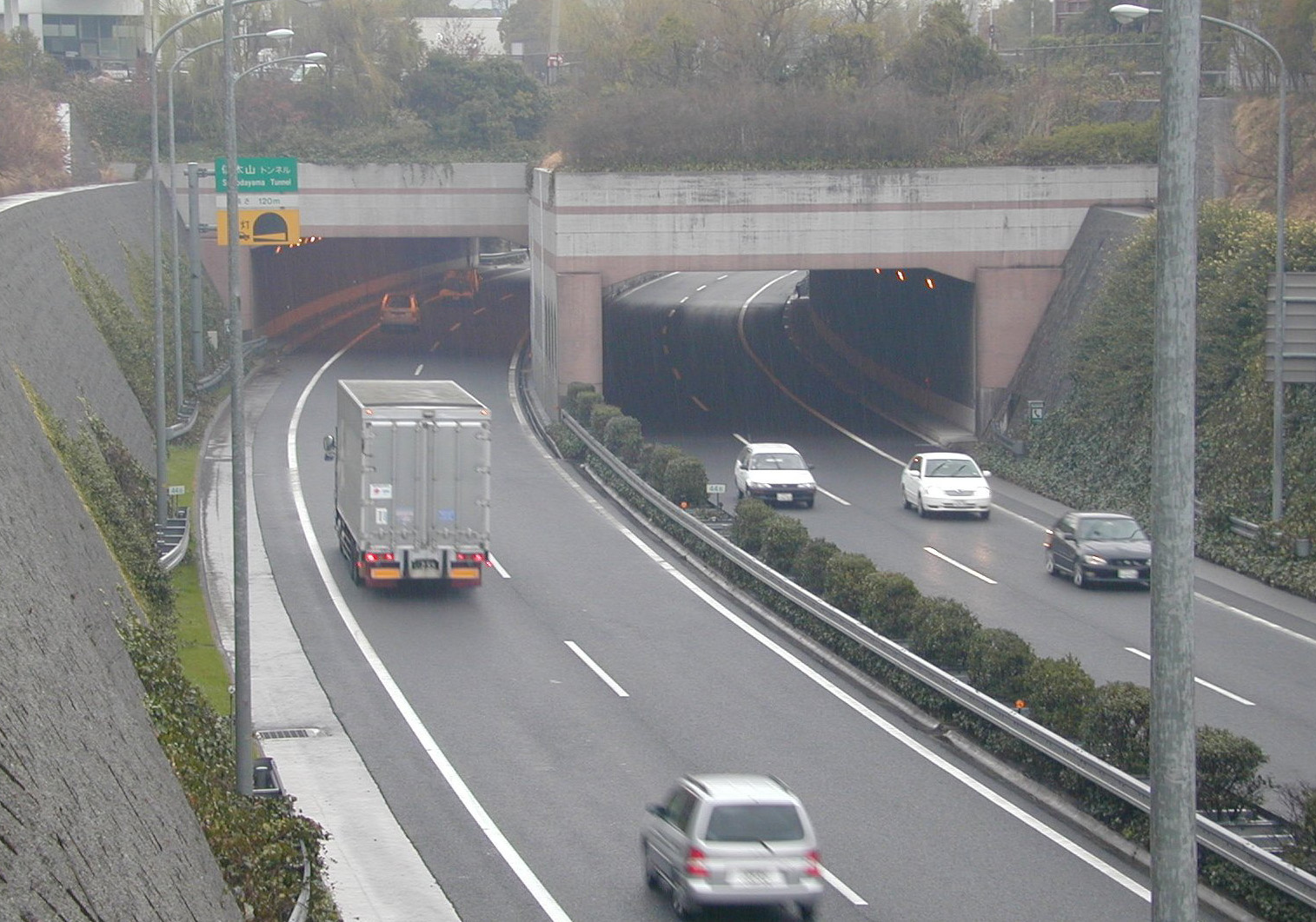 阪和自動車道施工例